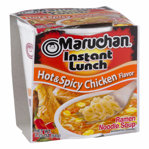 Order Maruchan Instant Lunch Hot & Spicy Chicken food online from 7-Eleven store, Las Vegas on bringmethat.com