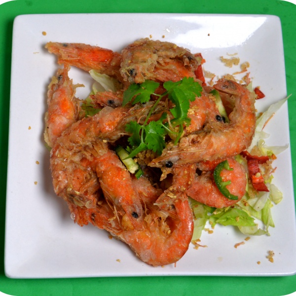 Order 501. Salt and Pepper Prawns food online from Fung Wong Chinese Restaurant store, Daly City on bringmethat.com