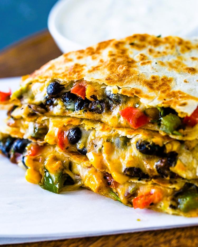 Order QUESADILLA (w/Meat) food online from Cantina Taco store, Rockford on bringmethat.com