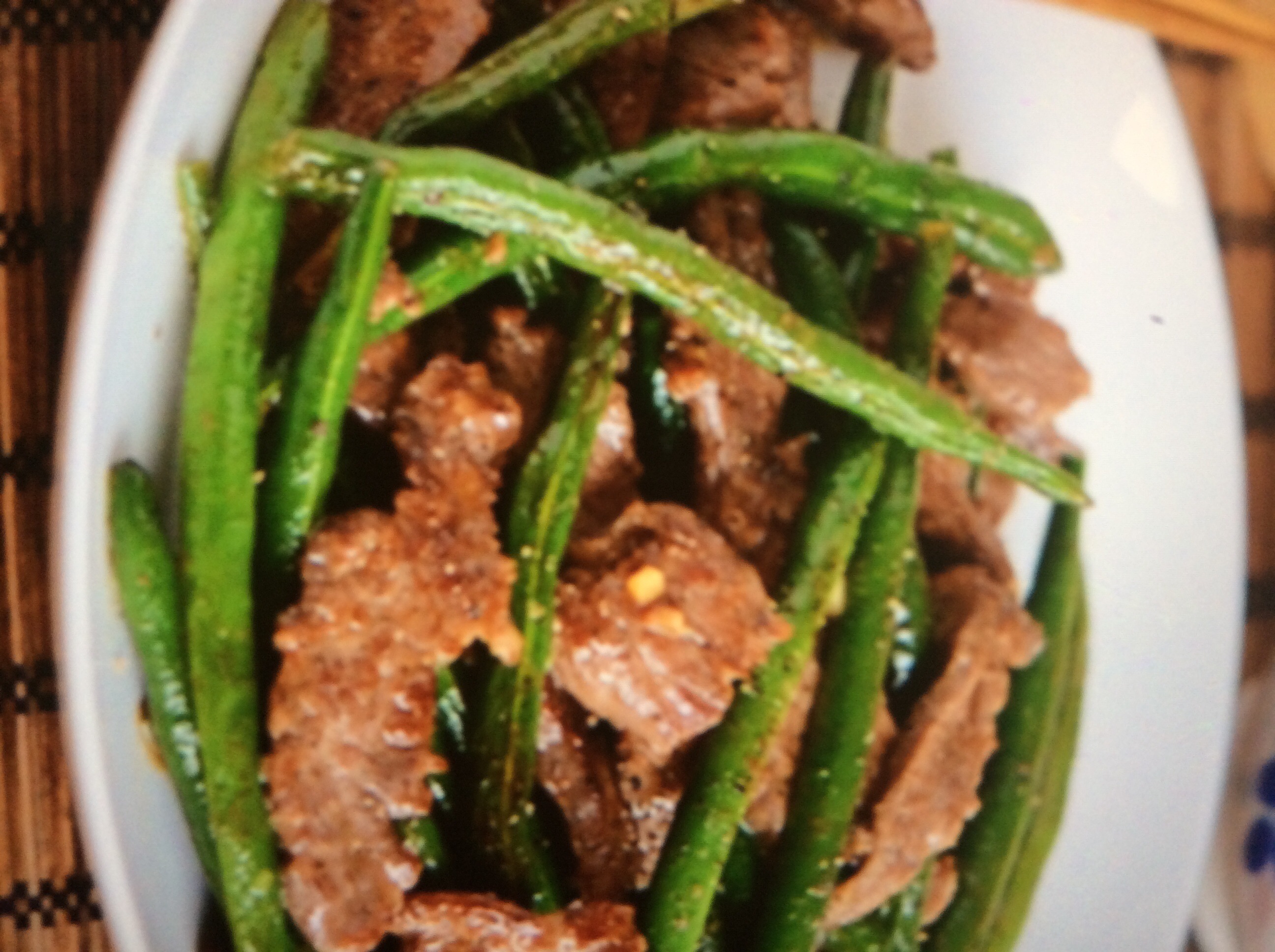 Order 90. Beef with String Beans food online from Great wall restaurant store, Brooklyn on bringmethat.com