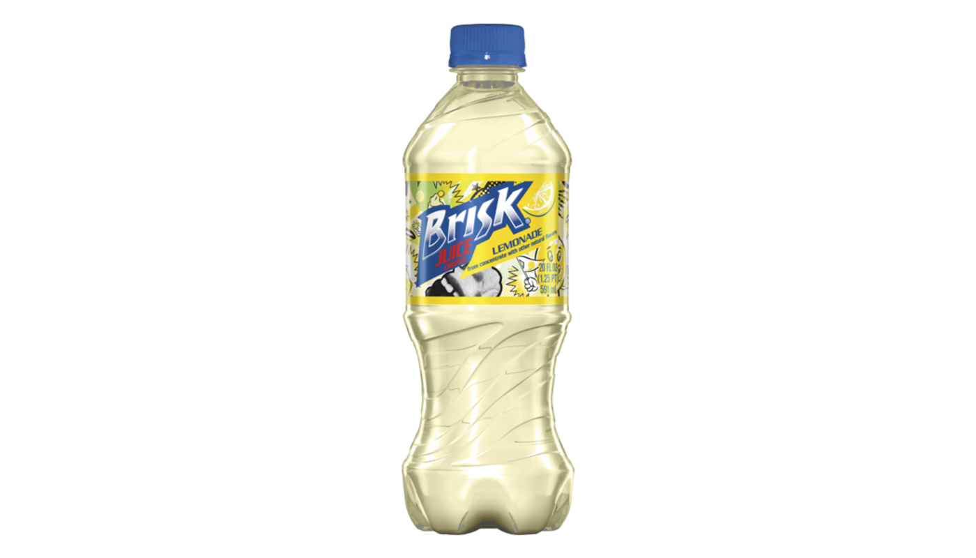 Order Brisk Juice Drink Lemonade 1L Bottle food online from Orcutt Liquor & Deli store, Orcutt on bringmethat.com