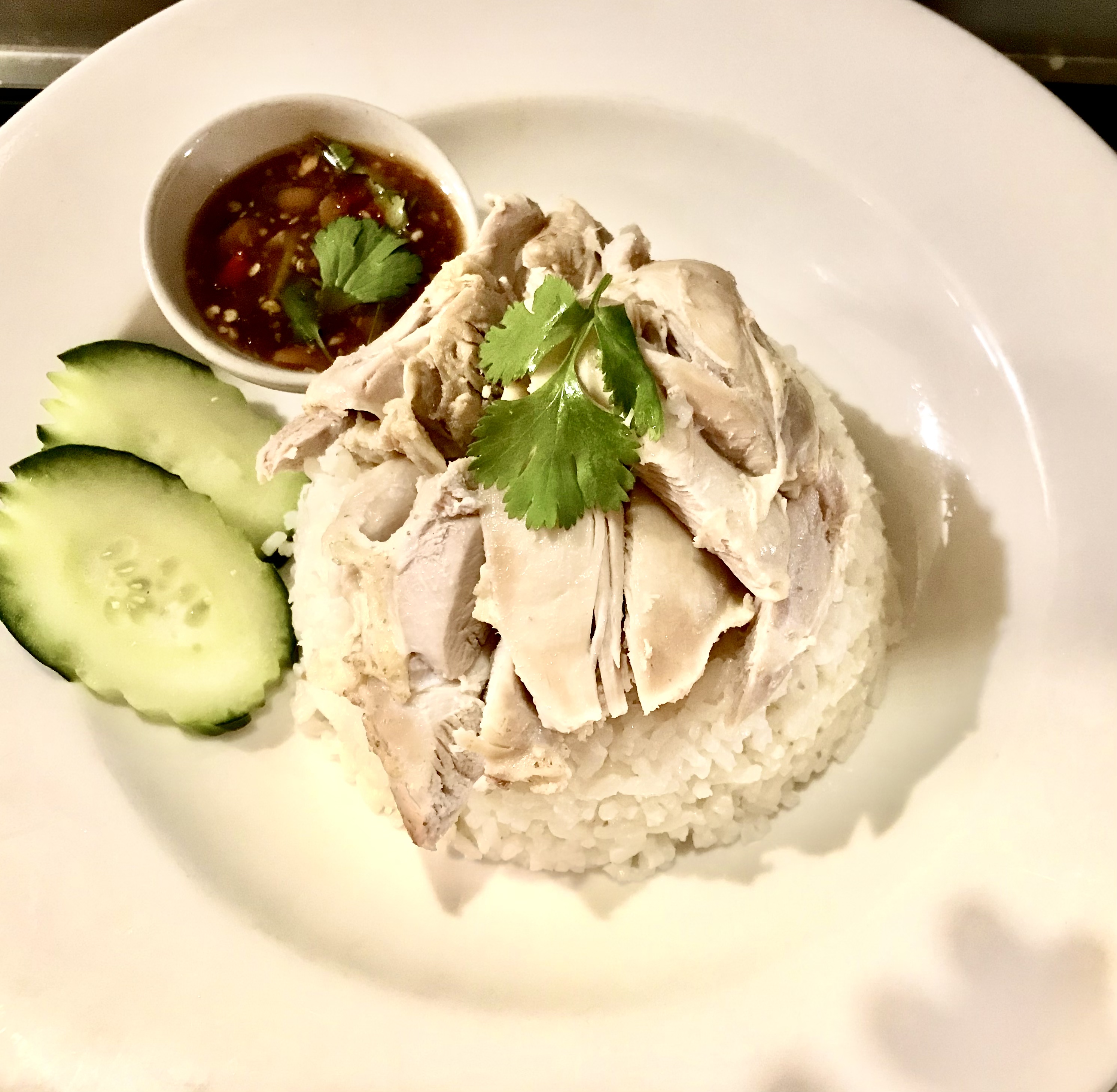 Order Khao Man Gai food online from Thai Kitchen store, The Colony on bringmethat.com
