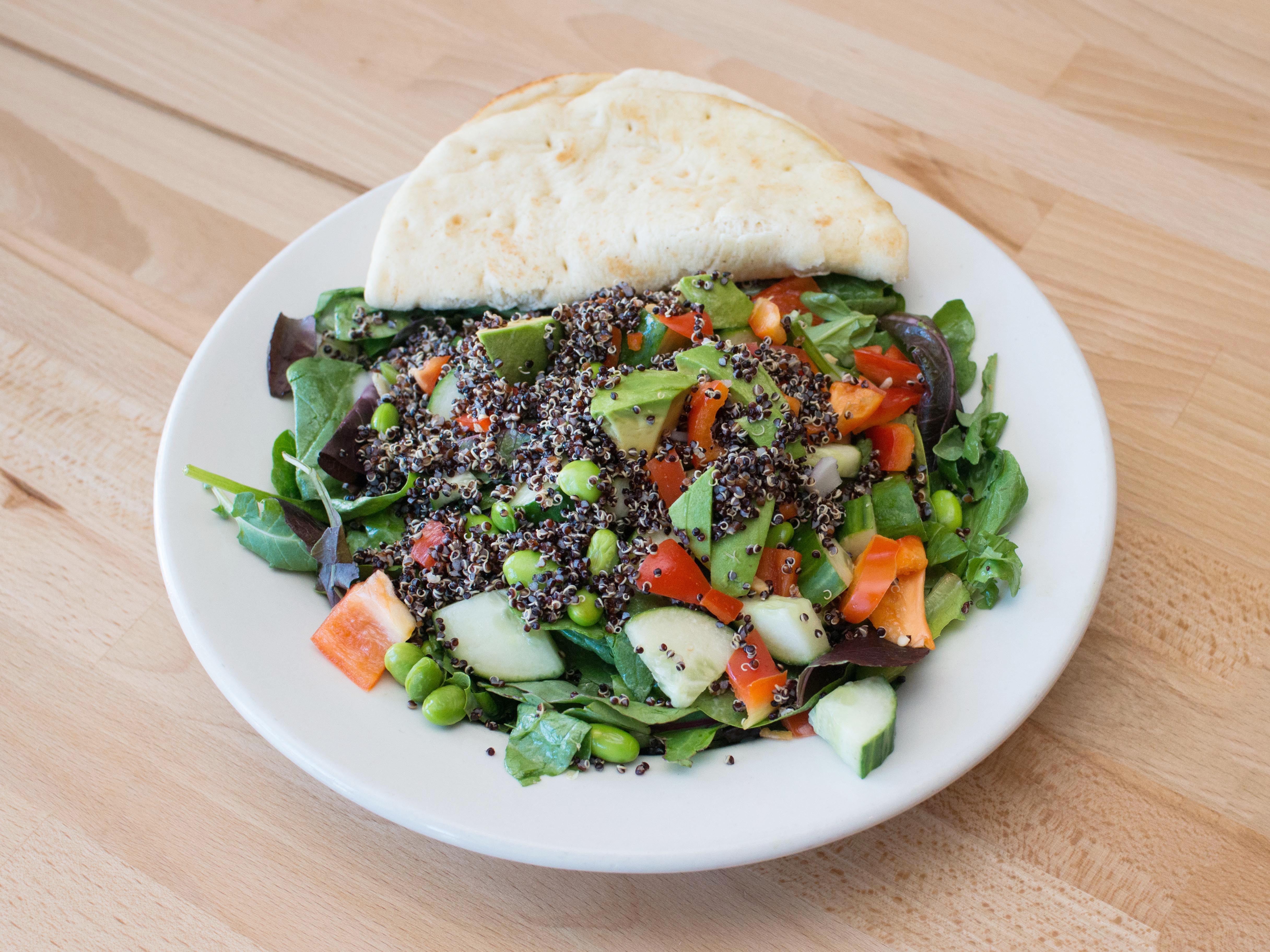 Order Black Quinoa Salad food online from Grill House store, Northbrook on bringmethat.com