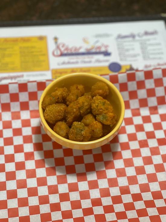 Order Fried Okra food online from Sharons Creole Kitchen store, Murrieta on bringmethat.com