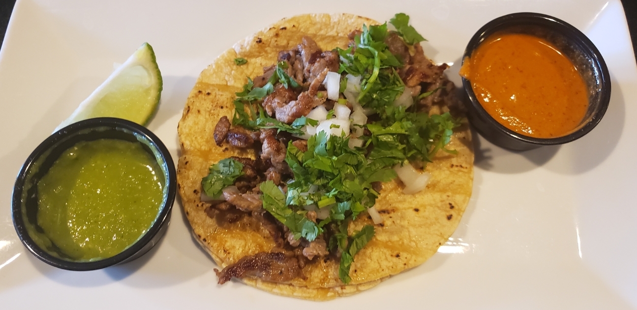 Order Carne Asada Tacos food online from Bugambilias store, Indianapolis on bringmethat.com