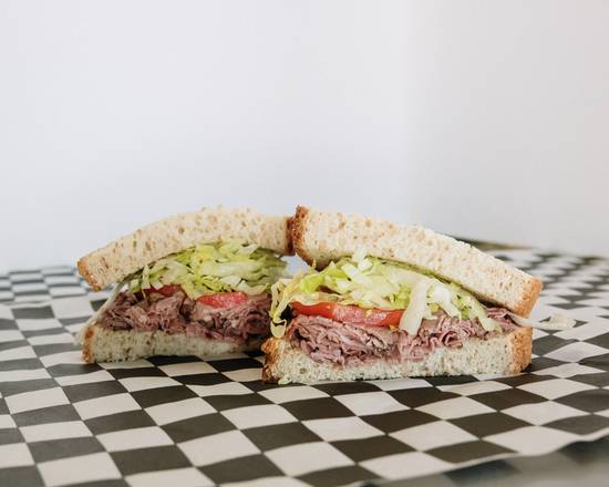 Order Just Roast Beef Sandwich food online from Regular A$$ Sandwich store, Norfolk on bringmethat.com