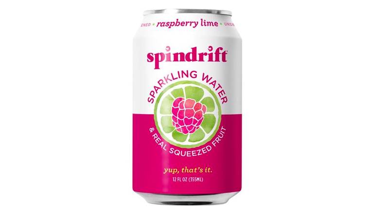 Order Spindrift Raspberry Lime Sparkling Water food online from Pokeworks store, Peachtree Corners on bringmethat.com