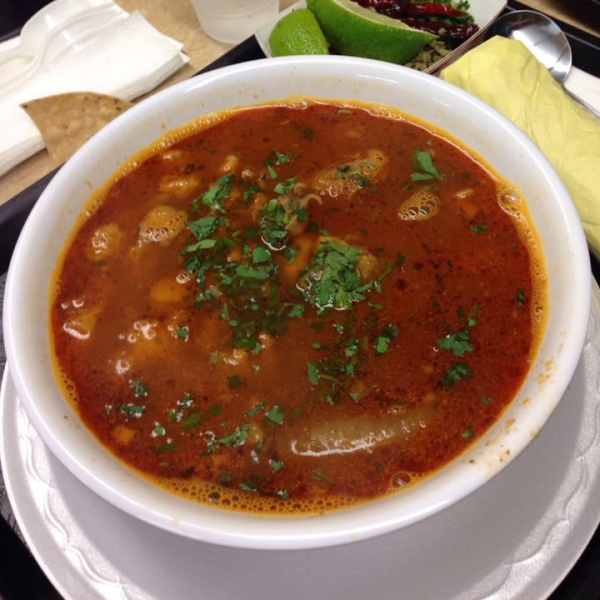Order Menudo Soup food online from Panchos Breakfast store, Chula Vista on bringmethat.com