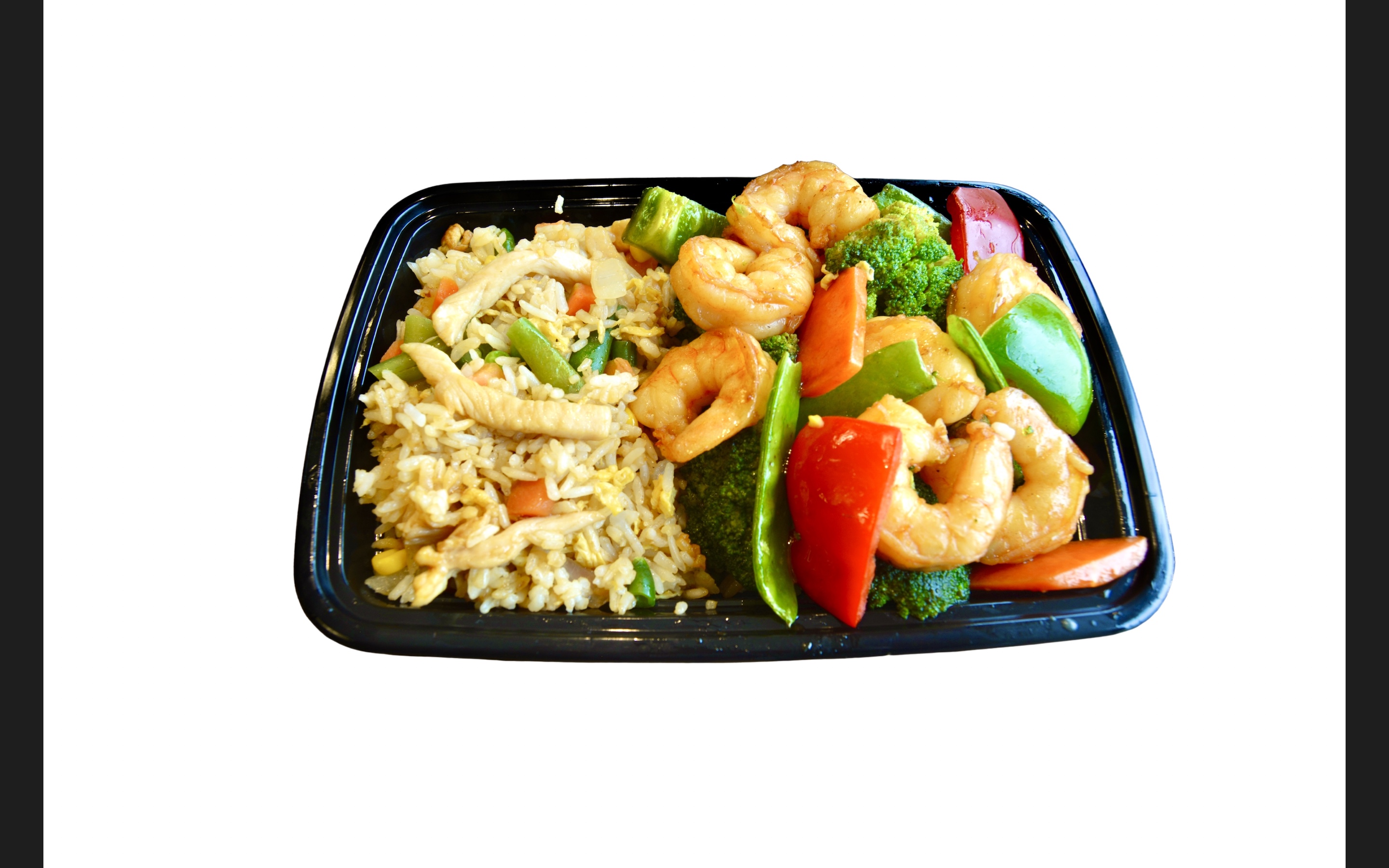 Order Shrimp with Garlic Sauce Combo food online from Halal China Kitchen Plus store, Jamaica on bringmethat.com