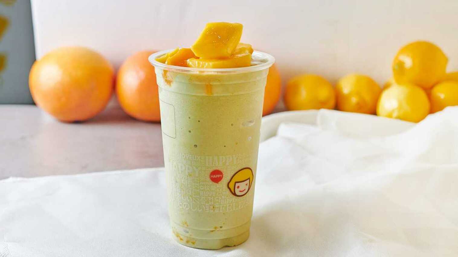 Order F2. Mango Matcha food online from Happy Lemon store, Pleasant Hill on bringmethat.com