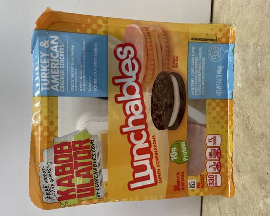 Order Lunchables Turkey & American Cheese  food online from Rapid-O Mart store, Chandler on bringmethat.com