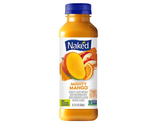Order Naked Juice Mighty Mango - 15.2oz Bottle food online from Jonathan Sandwich House store, Alameda on bringmethat.com