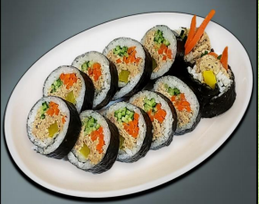 Order [R4] 참치 마요 김밥 / Tuna Mayo Rice Roll food online from Jjang Restaurant store, Buena Park on bringmethat.com