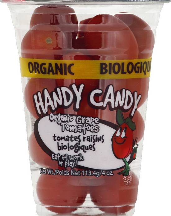 Order Handy Candy · Organic Grape Tomatoes (4 oz) food online from Albertsons store, Highland on bringmethat.com