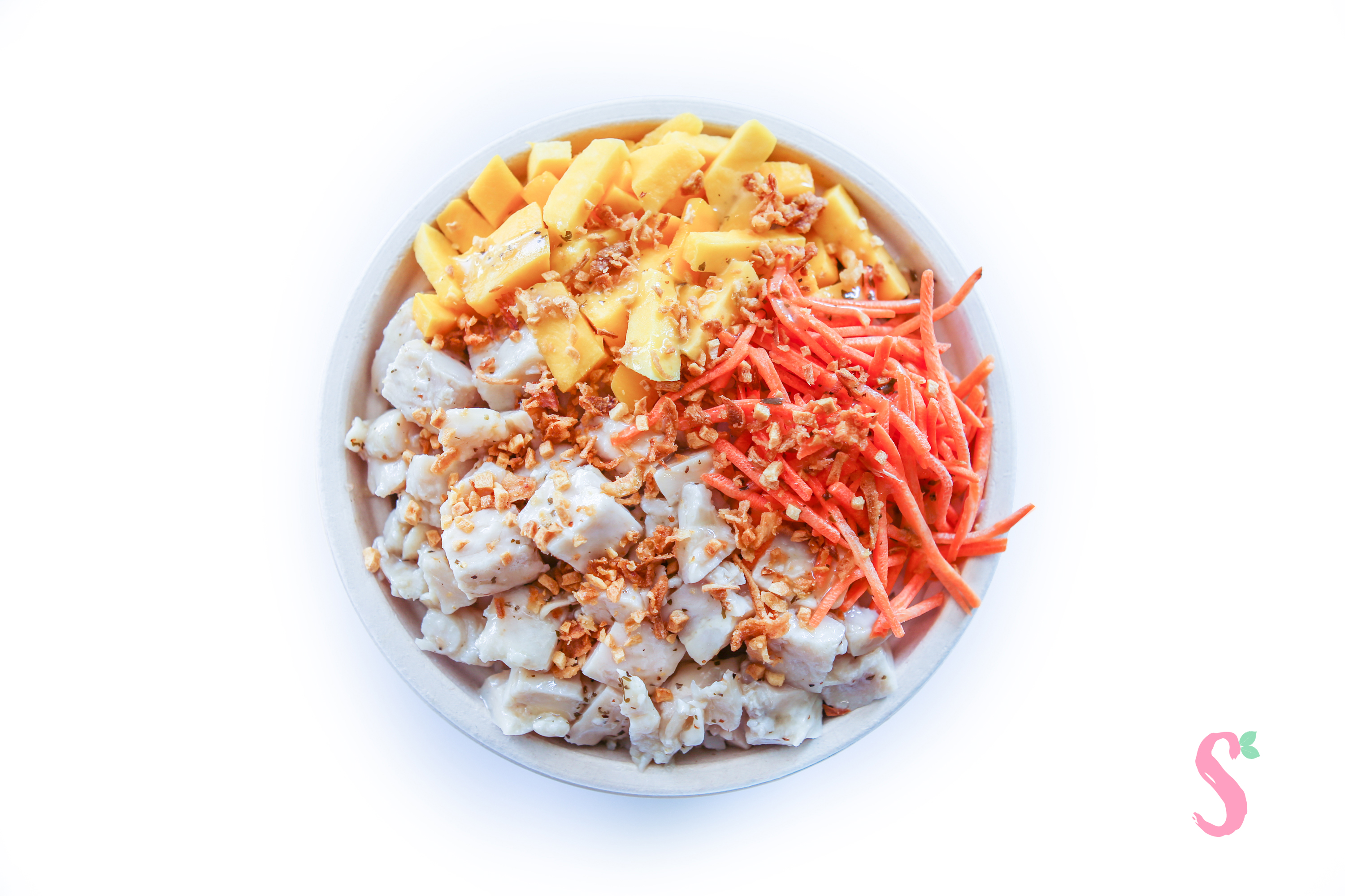 Order Mango Chicken Poke Bowl food online from Sweetberry Bowls store, Holly Springs on bringmethat.com