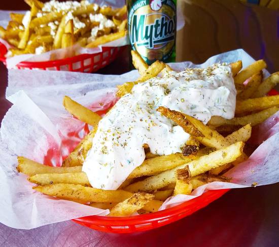 Order Tzatziki Fries food online from The Gyro Spot store, Manchester on bringmethat.com