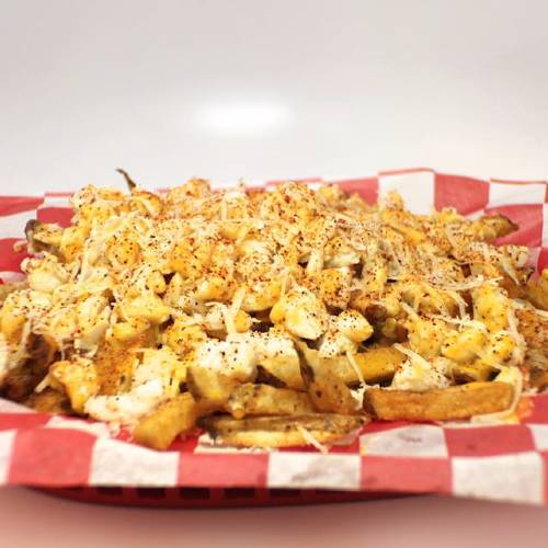Order Smothered Crab Meat Fries food online from Nifty Fifty's store, Gloucester on bringmethat.com