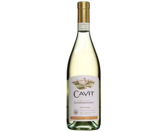 Order Cavit, Collection Trentino Chardonnay Oak Zero · 1.5 L  food online from House Of Wine store, New Rochelle on bringmethat.com