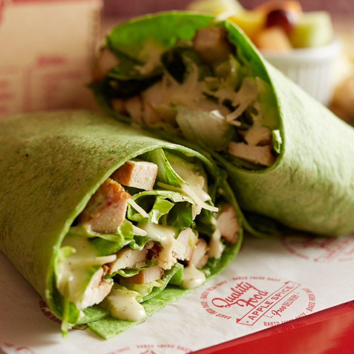 Order Chicken Caesar Wrap | Deluxe food online from Apple Spice store, Ogden on bringmethat.com