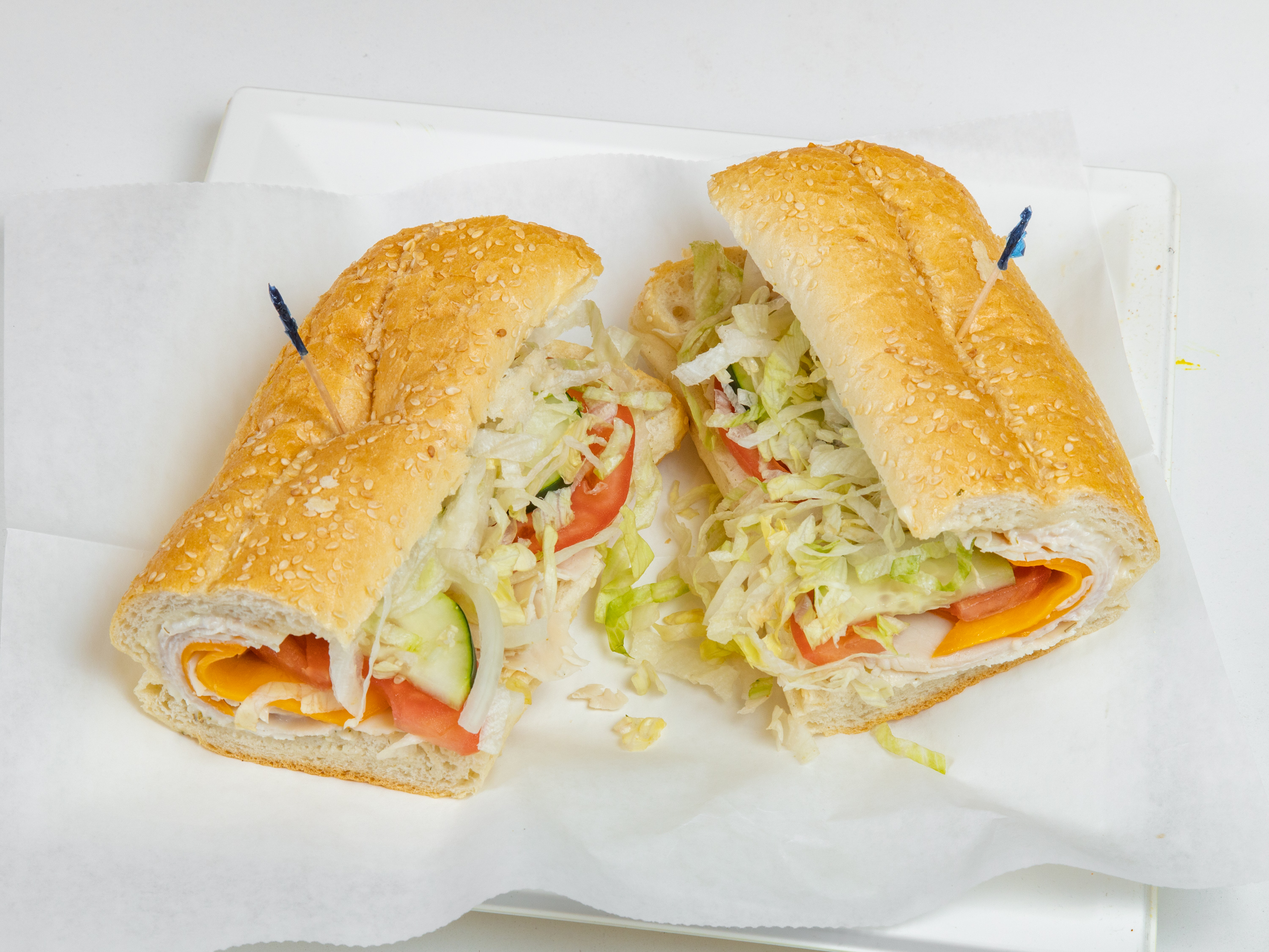 Order 11. Turkey Sub food online from Unbeatable Eatables store, Country Club Hills on bringmethat.com