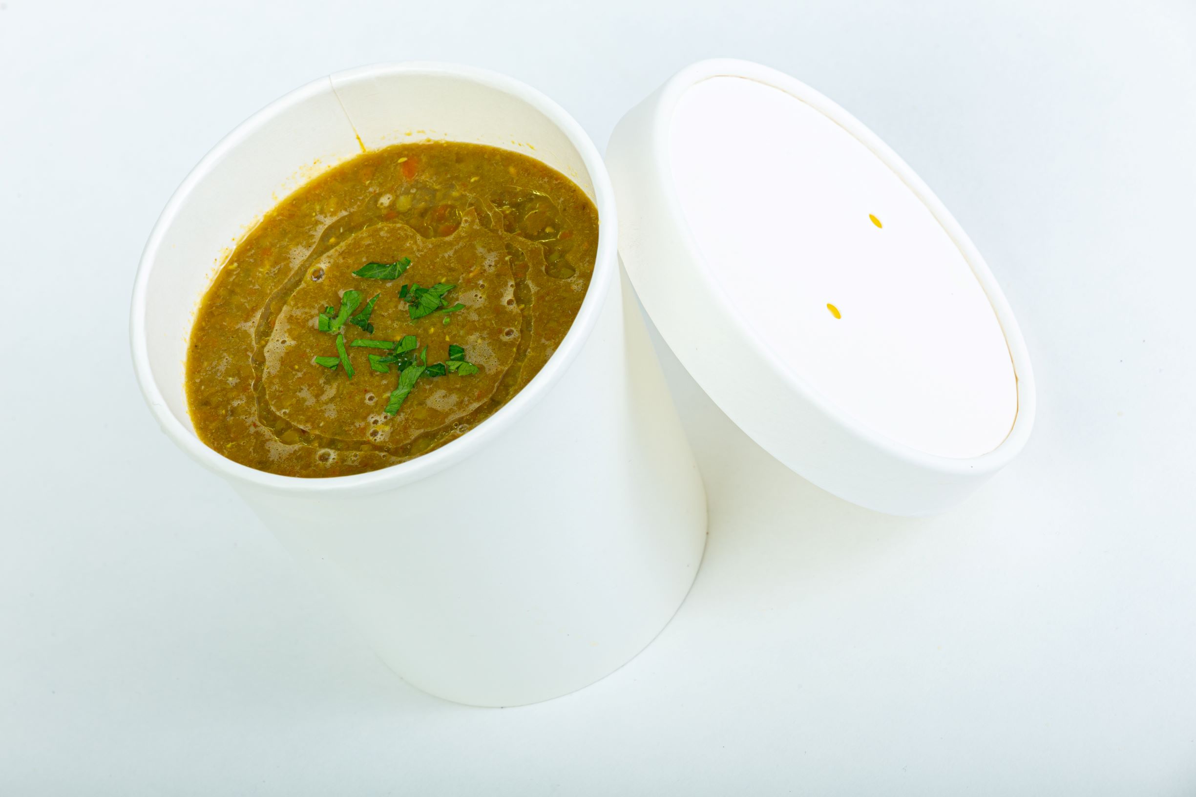 Order Mediterranean lentil soup food online from Sabra Grill store, San Francisco on bringmethat.com