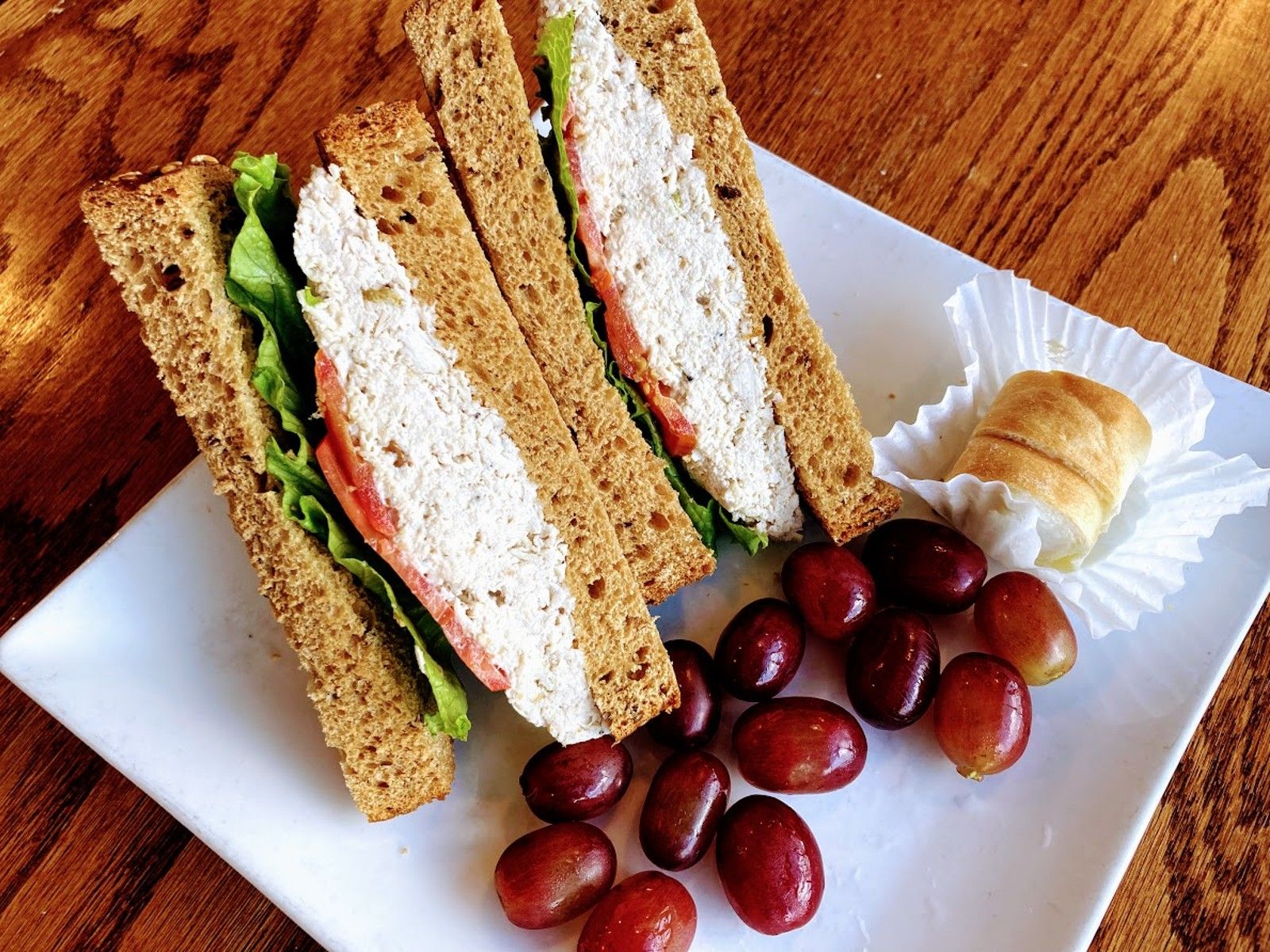 Order Walnut Chicken Salad Sandwich food online from Cafe At Pharr store, Dunwoody on bringmethat.com