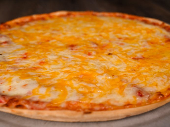 Order Four Cheese Pizza - Individual 7'' food online from Chicago Dough Company store, Richton Park on bringmethat.com