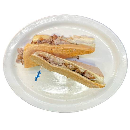 Order Roast Pork Sandwich (Pan con Lechon) food online from Mojitos Bistro store, Peachtree Corners on bringmethat.com