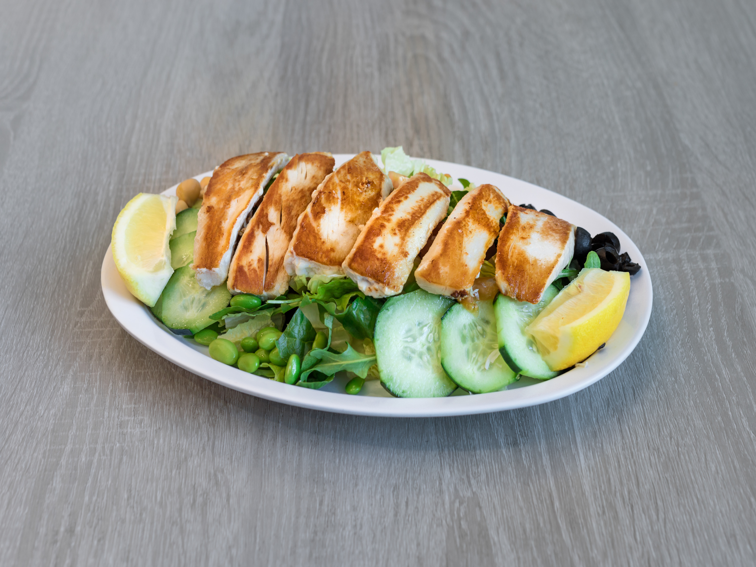 Order Grilled Mahi Salad food online from The Pier Grill store, Pasadena on bringmethat.com