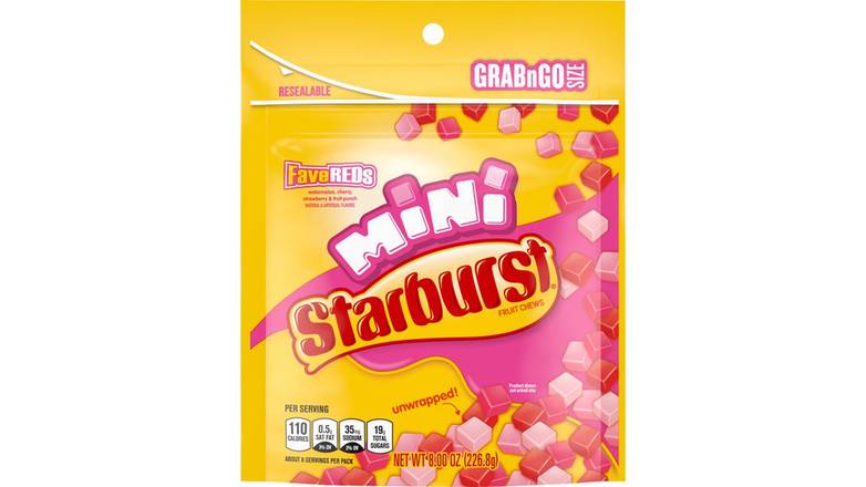 Order Starburst Favereds Minis Fruit Chews Candy Bag food online from Red Roof Market store, Lafollette on bringmethat.com