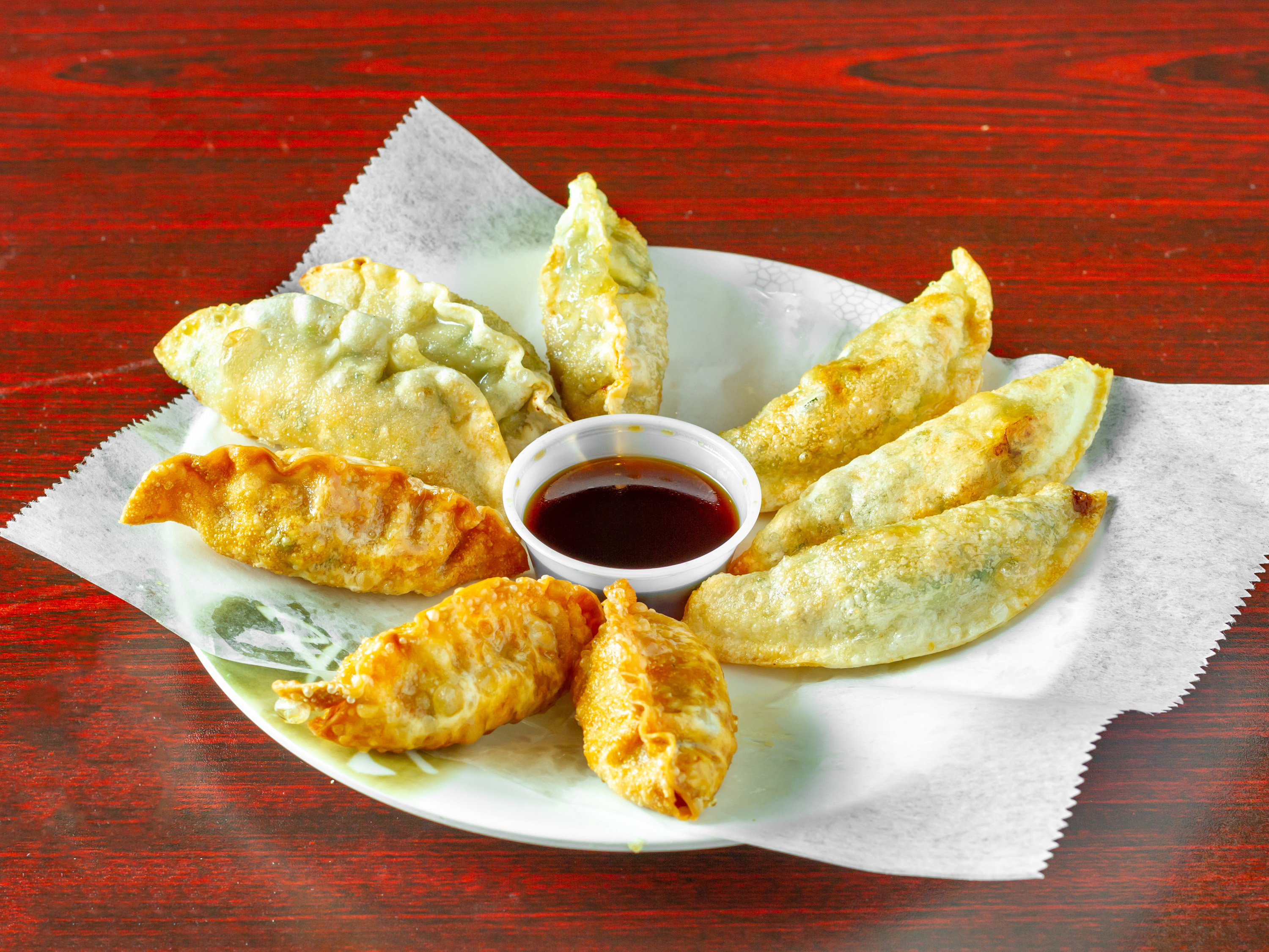 Order Dumpling Combo food online from Red Tiger Korean Bbq Grill store, Pasadena on bringmethat.com