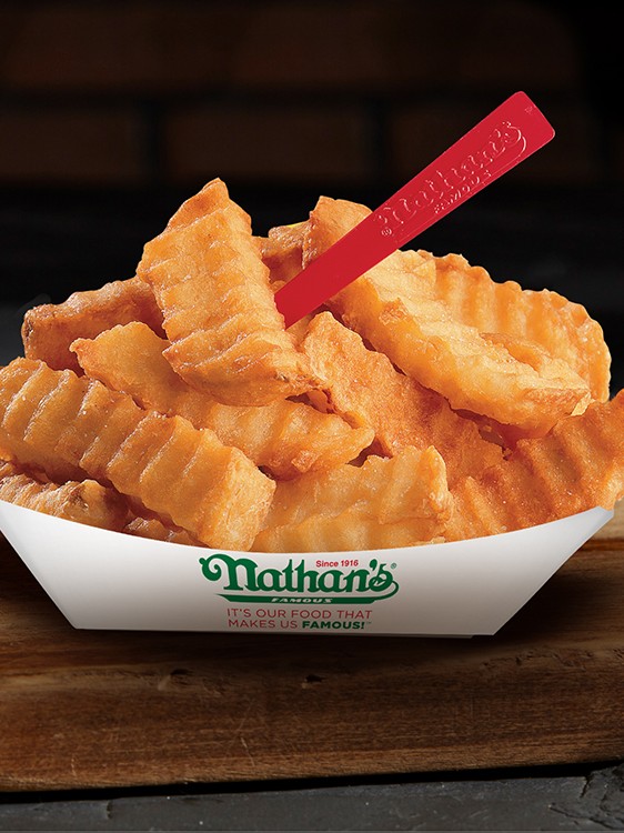 Order Original Crinkle Cut Fries food online from Nathan Famous store, Baltimore on bringmethat.com
