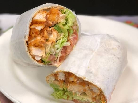Order Buffalo Chicken Wrap food online from The Chipper Truck Cafe store, Yonkers on bringmethat.com