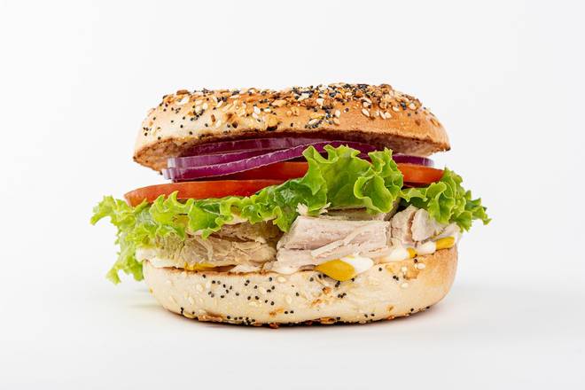 Order Hot Turkey Bagel Sandwich food online from Western Bagel store, Granada Hills on bringmethat.com