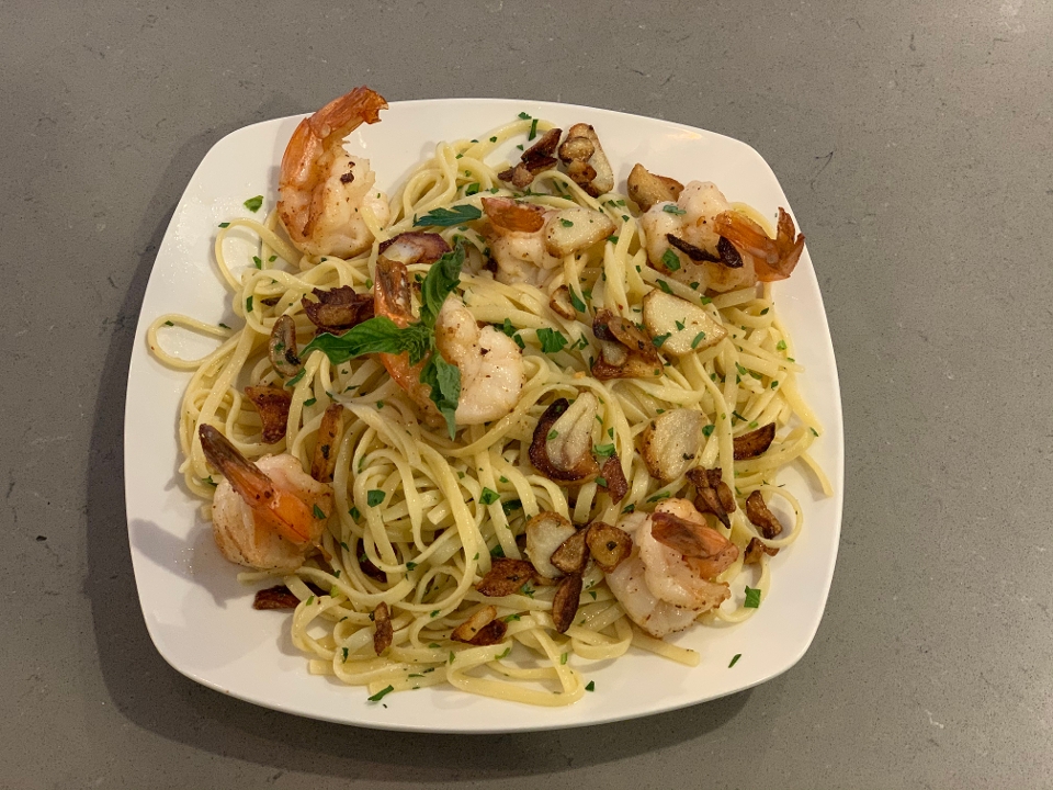Order Shrimp Scampi Entree food online from Pizzabar 141 store, Woodbury on bringmethat.com