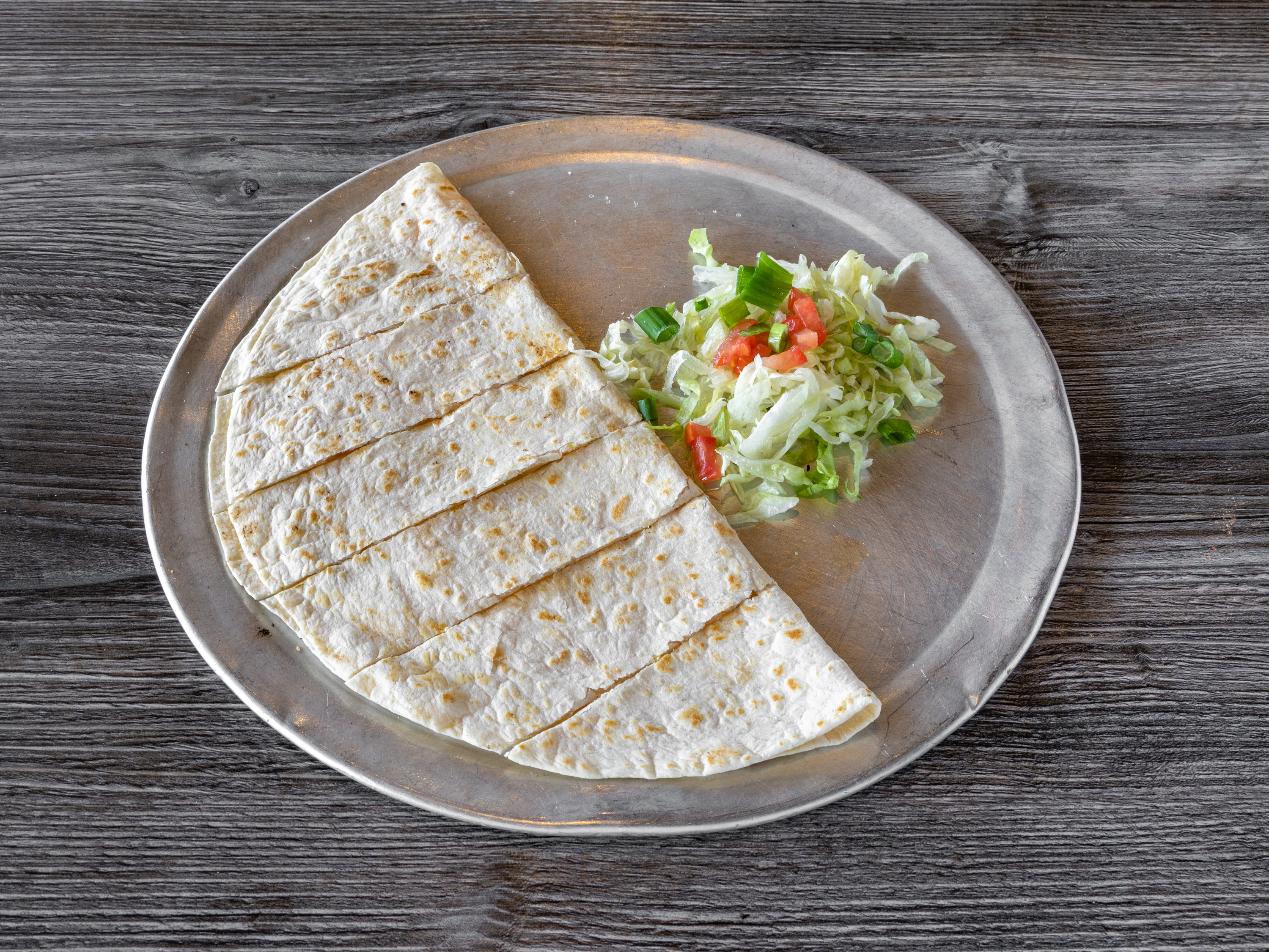 Order Cheese Quesadilla* food online from Caramba store, Scottsdale on bringmethat.com