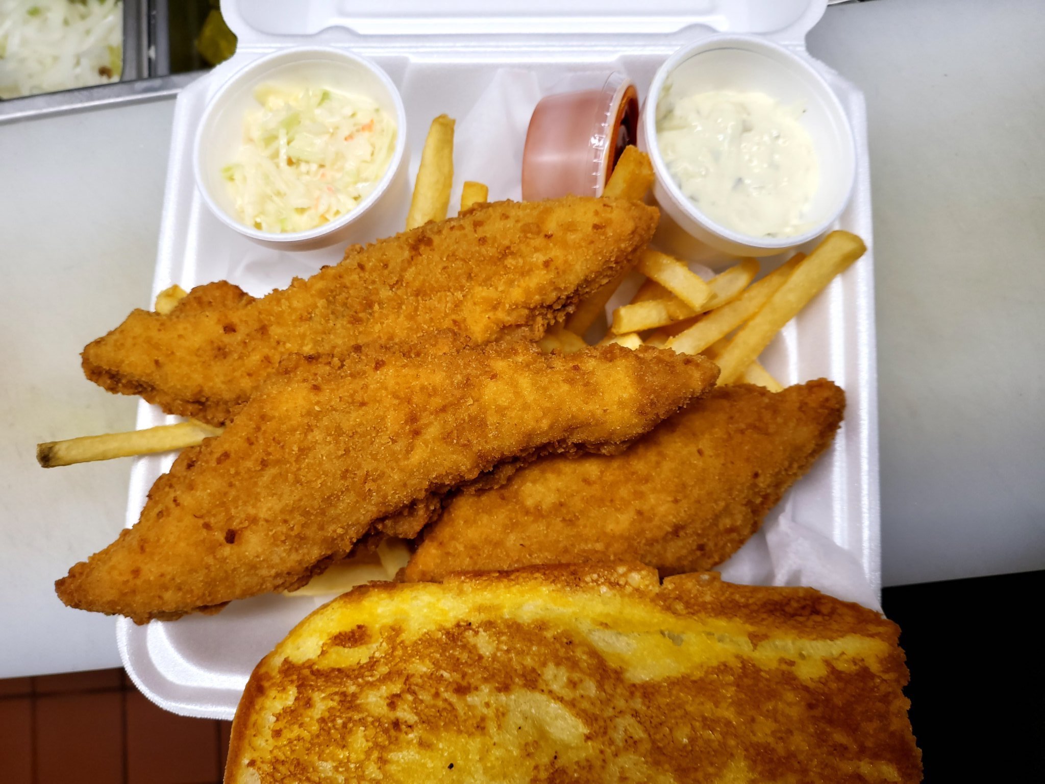 Order Perch Dinner food online from Rudy's Grill store, Summit Argo on bringmethat.com