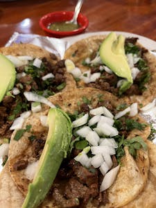 Order Tacos Carne Asada food online from Panchos Mexican Restaurant store, Campbellsville on bringmethat.com