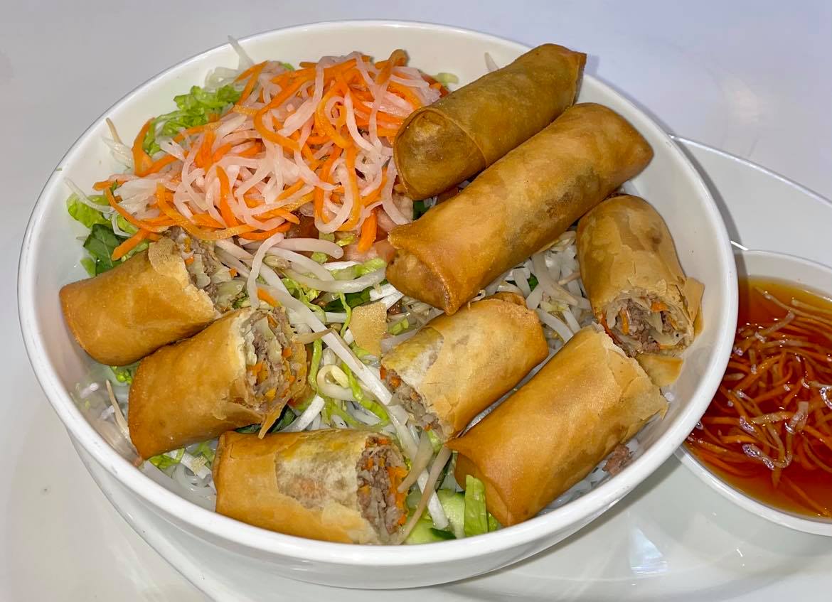 Order V2. Vermicelli with Side Veggies Only  food online from Boba Tea Cafe store, Niagara Falls on bringmethat.com
