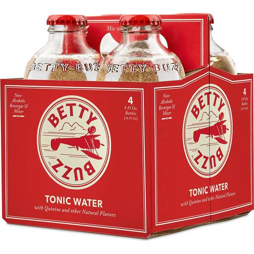 Order Betty Buzz Tonic Water  (4 PK 9 OZ) 139130 food online from Bevmo! store, Pasadena on bringmethat.com
