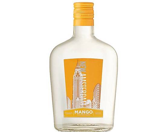 Order New Amsterdam Mango Flavored, 375 mL vodka (35% ABV) food online from Central Liquor Market store, Los Angeles on bringmethat.com