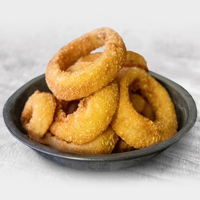 Order Side Jumbo Onion Rings food online from Hurricane Grill & Wings store, Lindenhurst on bringmethat.com