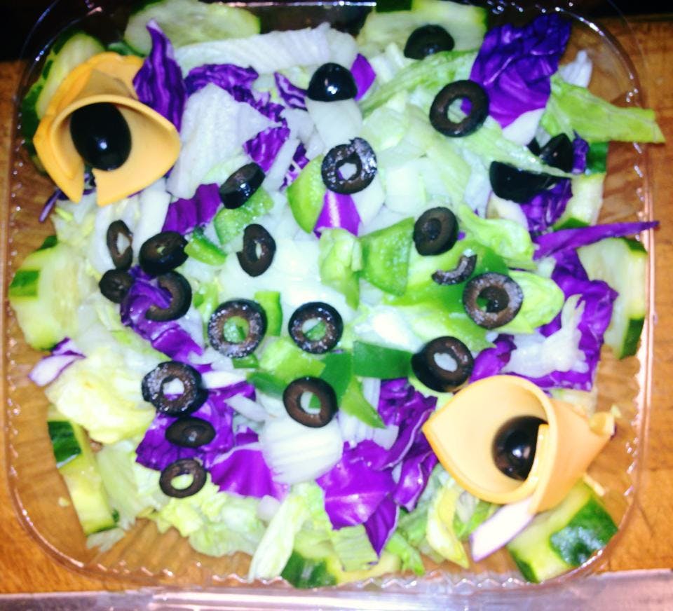 Order 111. Garden Salad - Salad food online from Crown Fried Chicken & Pizza store, East Orange on bringmethat.com