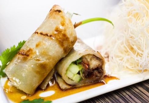 Order Duck Roll food online from Silk Thai store, Charlotteville on bringmethat.com