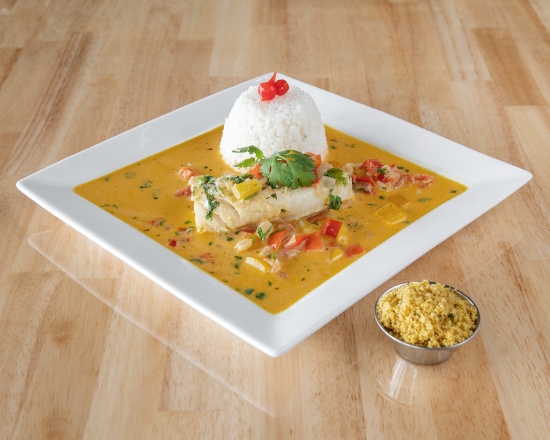 Order Moqueca Fish food online from Sabor Brazilian Grill store, San Diego on bringmethat.com
