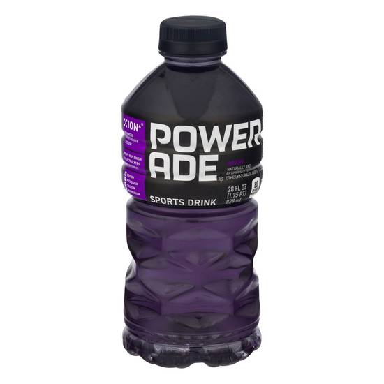 Order Powerade · Grape Sports Drink (28 fl oz) food online from Mesa Liquor store, Mesa on bringmethat.com