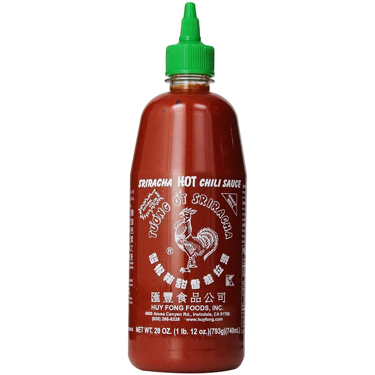 Order Sriracha  Hot  Chili Sauce ( 17 oz ) food online from Sun Sun Chinese Restaurant store, Cleveland on bringmethat.com