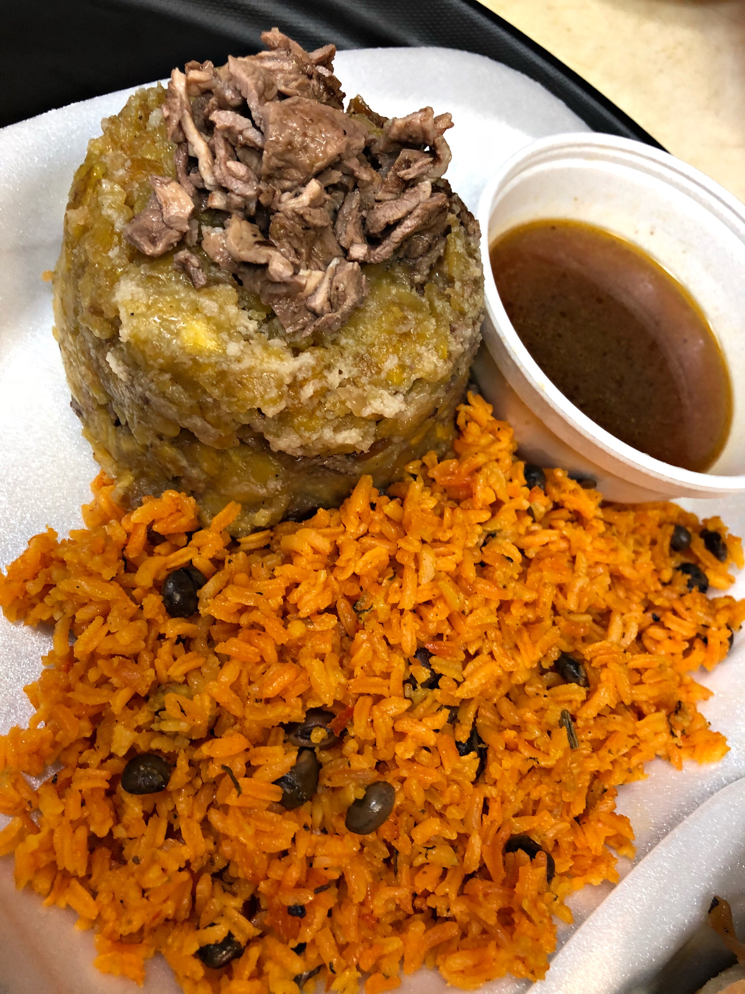 Order Steak Mofongo Dinner food online from Jibarito Time store, Des Plaines on bringmethat.com