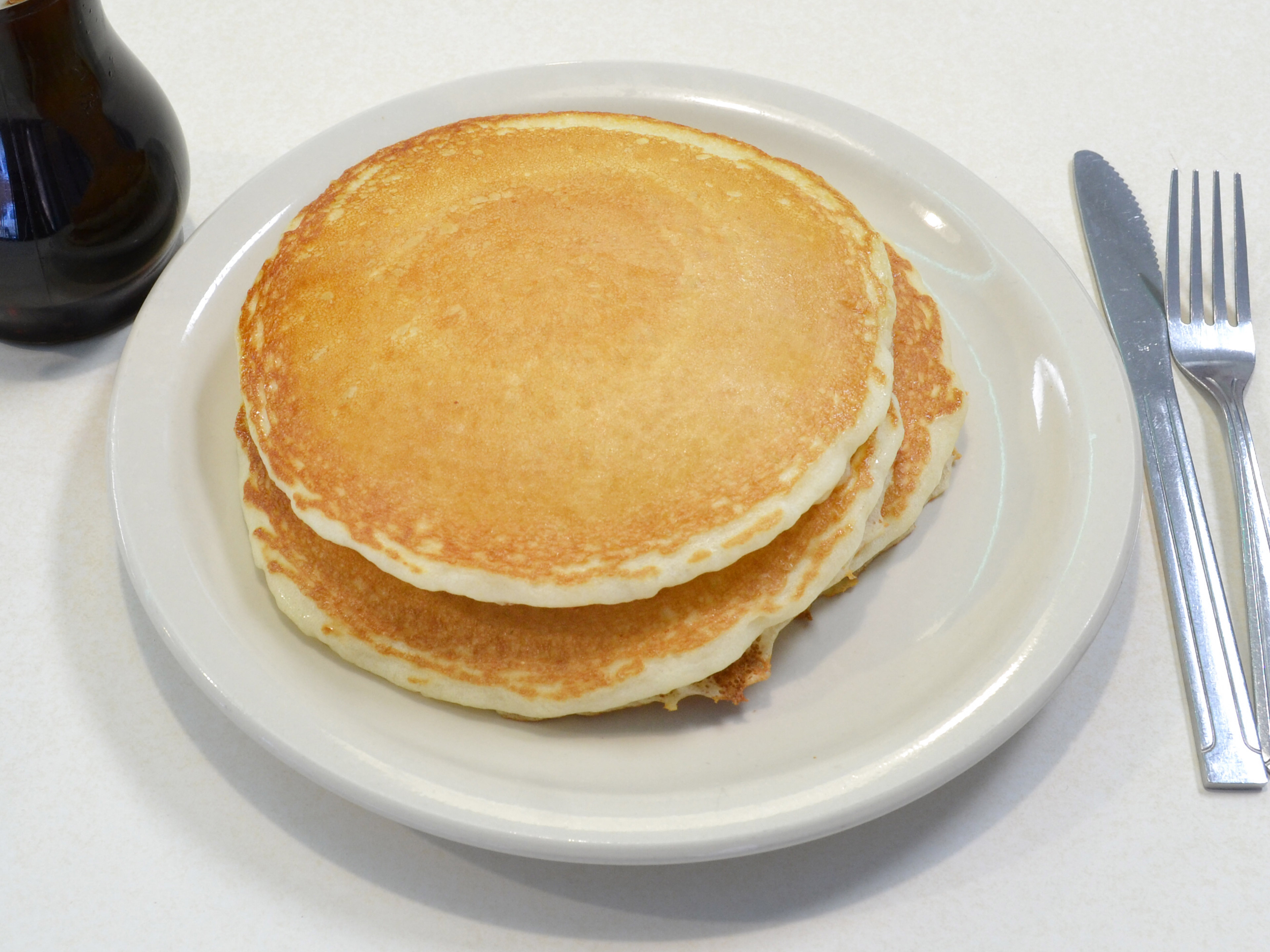 Order 3 Pieces Buttermilk Hotcakes Breakfast food online from Merry Ann Diner store, Champaign on bringmethat.com