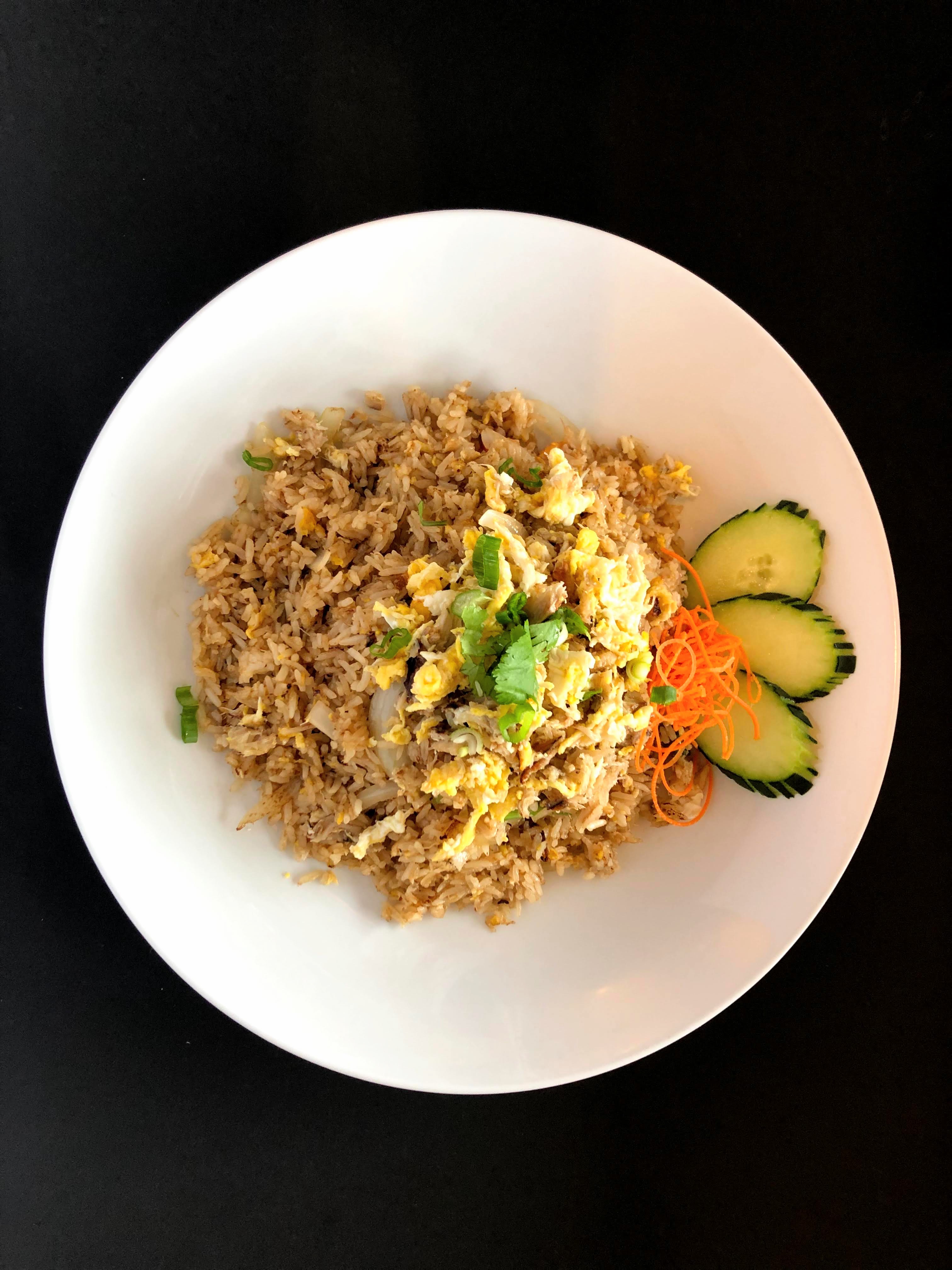 Order Crab Fried Rice food online from Lemongrass Thai Eatery store, Dallas on bringmethat.com